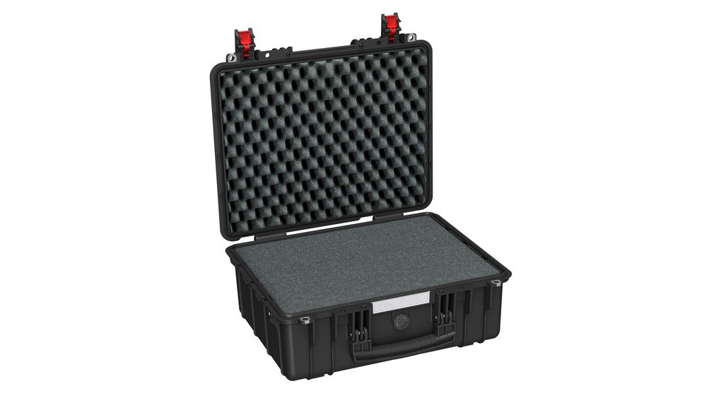 Behuizing, waterdicht met verwijderbaar deksel, 29.2l, 414x485x212mm, Polypropyleen (PP), Zwart